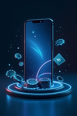 Smartphone mit NV Casino App